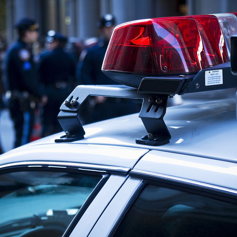 police vehicle serviced by CKE