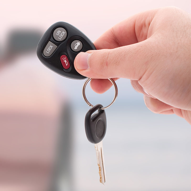Retail car key and remote